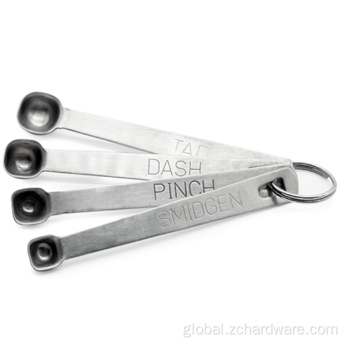 Tad Dash Pinch Smidgen Measuring Spoons Square Mini Tablespoon Metal Spoons And Cups Set Supplier